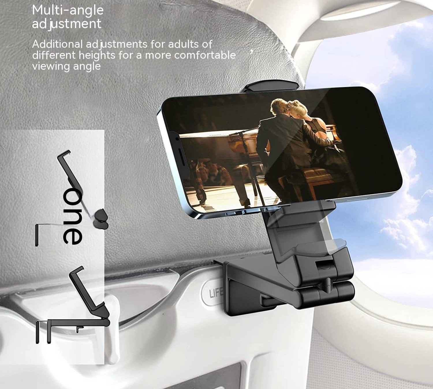 Multifunctional Lazy Phone Holder Business Trip Travel Office Binge - watching Tool Foldable Rotating - Tech Tready