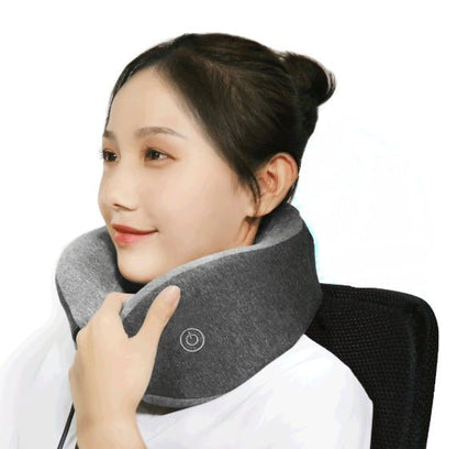 Neck Massage Pillow Relax Neck Muscle Therapy Massager Sleep Pillow for Office Mid Home and Travel - Tech Tready