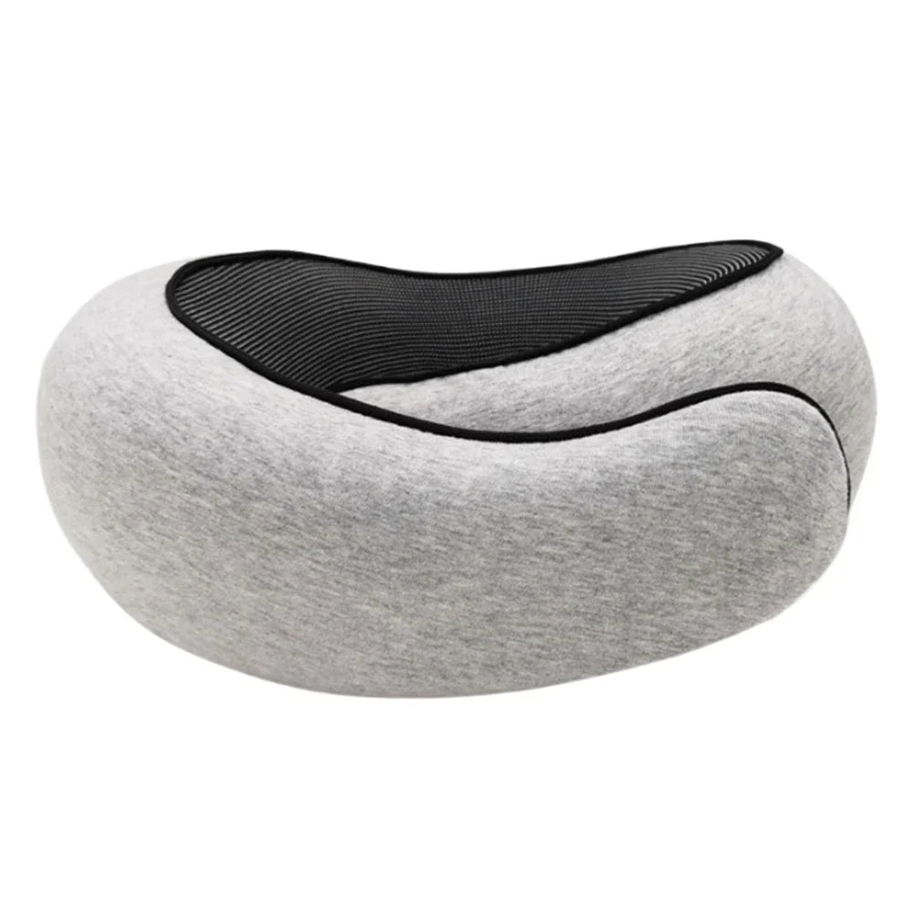 Neck Pillow Memory Foam Travel Pillow Soft Chin with 360 - Degree Head Support for Home Airplanes - FashionTech
