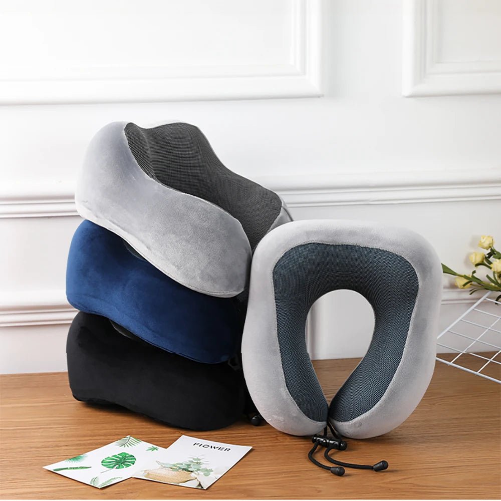 Neck Pillows Foam Soft Neck Supporter Travel Cushion U Shaped Neck - FashionTech