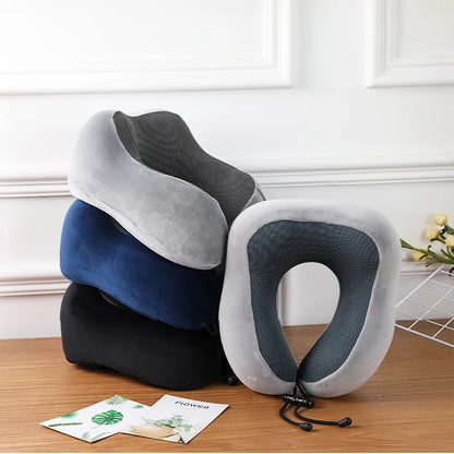 Neck Pillows Foam Soft Neck Supporter Travel Cushion U Shaped Neck - FashionTech