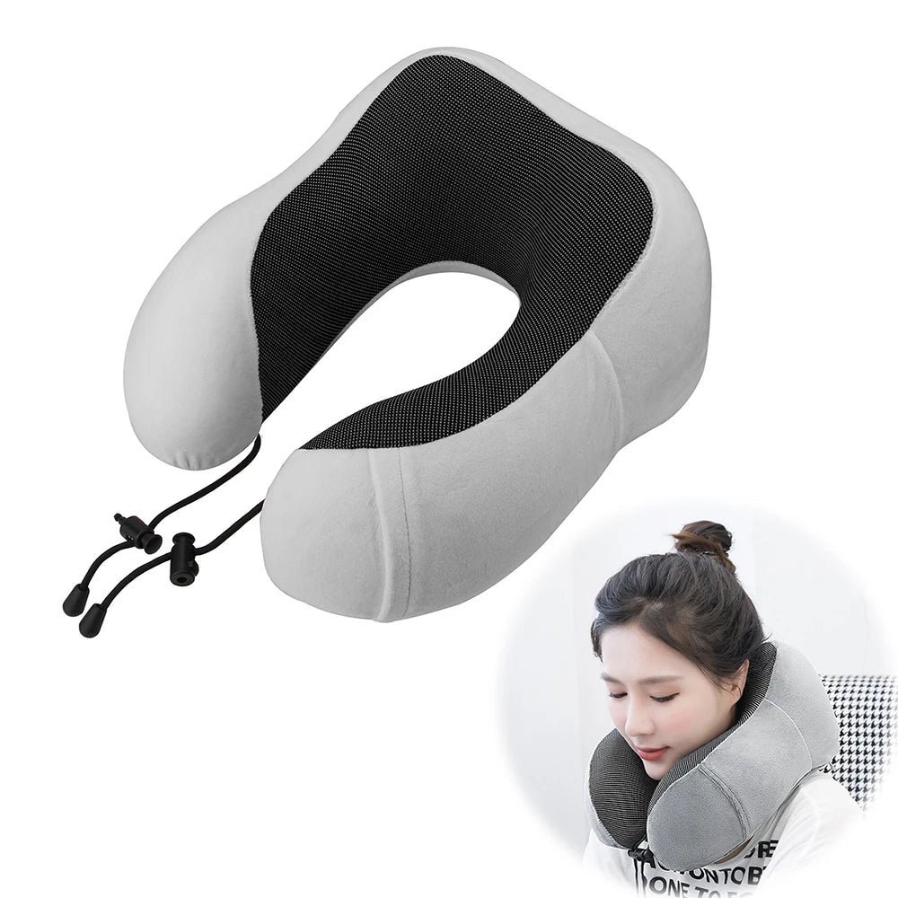 Neck Pillows Foam Soft Neck Supporter Travel Cushion U Shaped Neck - FashionTech
