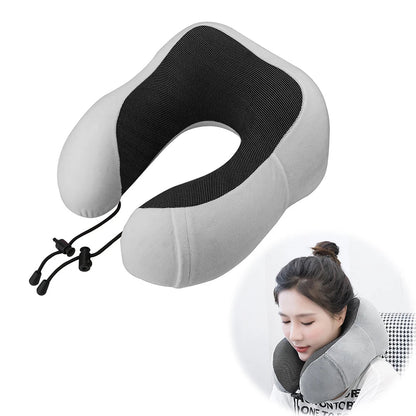 Neck Pillows Foam Soft Neck Supporter Travel Cushion U Shaped Neck - FashionTech
