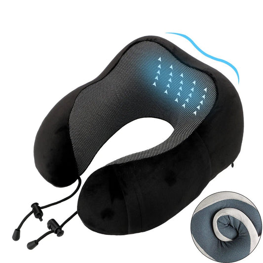 Neck Pillows Foam Soft Neck Supporter Travel Cushion U Shaped Neck - FashionTech