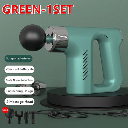 New Intelligent High Frequency Massage Gun Electric Deep Tissue Muscle Relaxation Fitness Body Massager Fascia Gun - Tech Tready