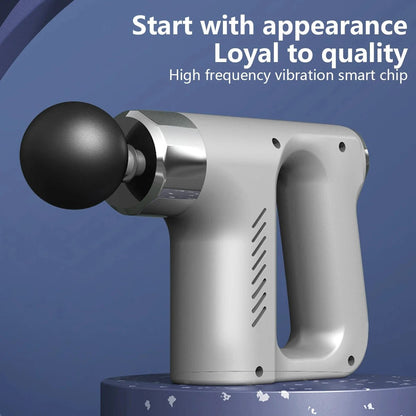 New Intelligent High Frequency Massage Gun Electric Deep Tissue Muscle Relaxation Fitness Body Massager Fascia Gun - Tech Tready