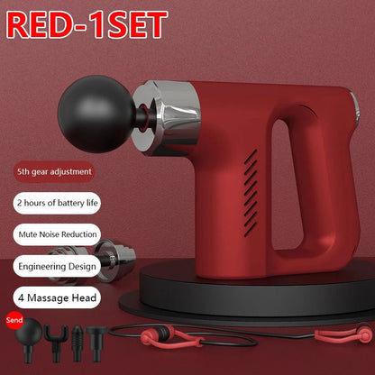 New Intelligent High Frequency Massage Gun Electric Deep Tissue Muscle Relaxation Fitness Body Massager Fascia Gun - Tech Tready