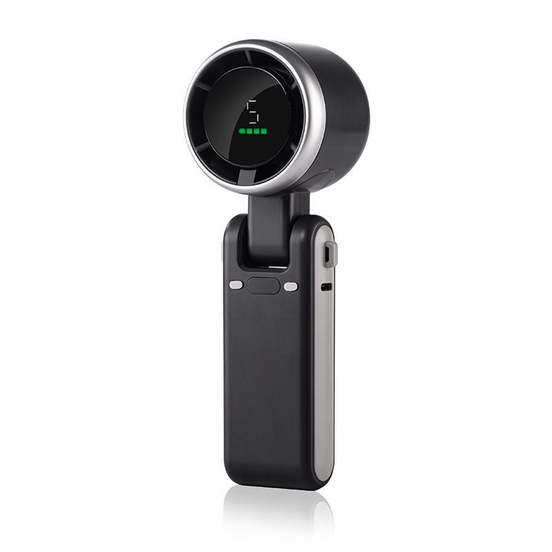 New Portable Electric Fan: Foldable, High - Power, USB - Rechargeable, Wearable Neck Fan - Tech Tready