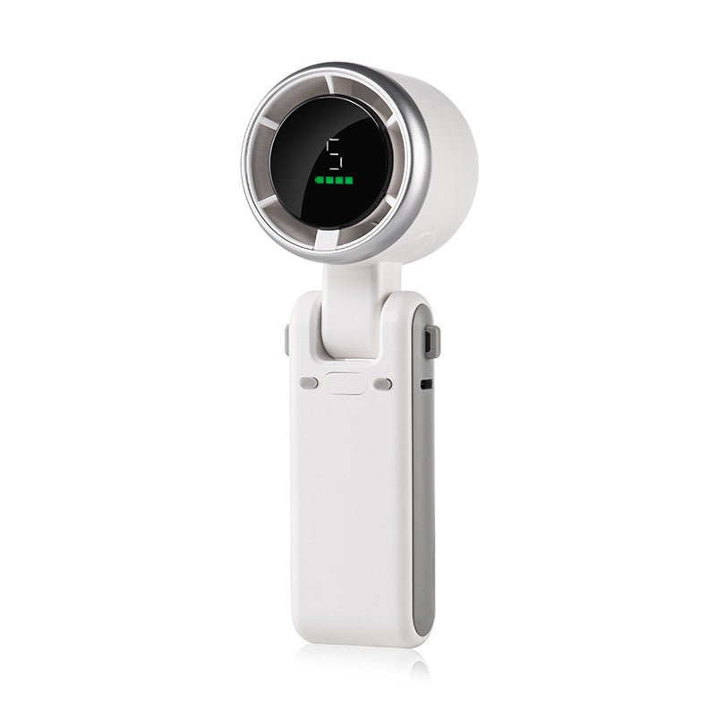 New Portable Electric Fan: Foldable, High - Power, USB - Rechargeable, Wearable Neck Fan - Tech Tready