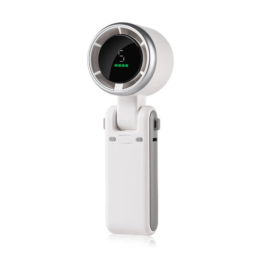 New Portable Electric Fan: Foldable, High - Power, USB - Rechargeable, Wearable Neck Fan - Tech Tready