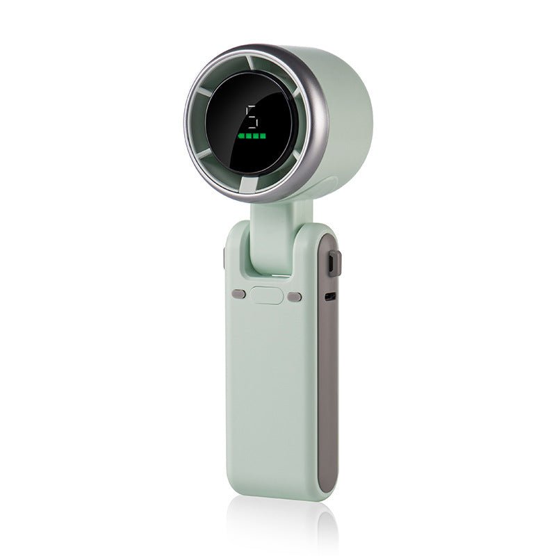 New Portable Electric Fan: Foldable, High - Power, USB - Rechargeable, Wearable Neck Fan - Tech Tready