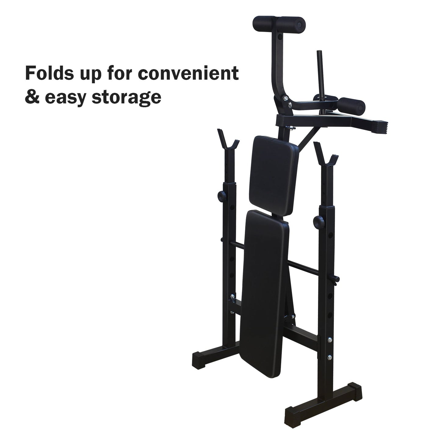 Olympic Weight Bench Bench Press Set with Squat Rack and Bench for Home Gym Full - Body Workout - Tech Tready