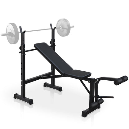 Olympic Weight Bench Bench Press Set with Squat Rack and Bench for Home Gym Full - Body Workout - Tech Tready