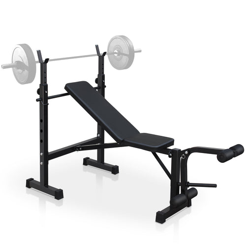 Olympic Weight Bench Bench Press Set with Squat Rack and Bench for Home Gym Full - Body Workout - Tech Tready