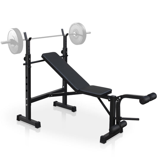 Olympic Weight Bench Bench Press Set with Squat Rack and Bench for Home Gym Full - Body Workout - Tech Tready
