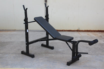 Olympic Weight Bench Bench Press Set with Squat Rack and Bench for Home Gym Full - Body Workout - Tech Tready