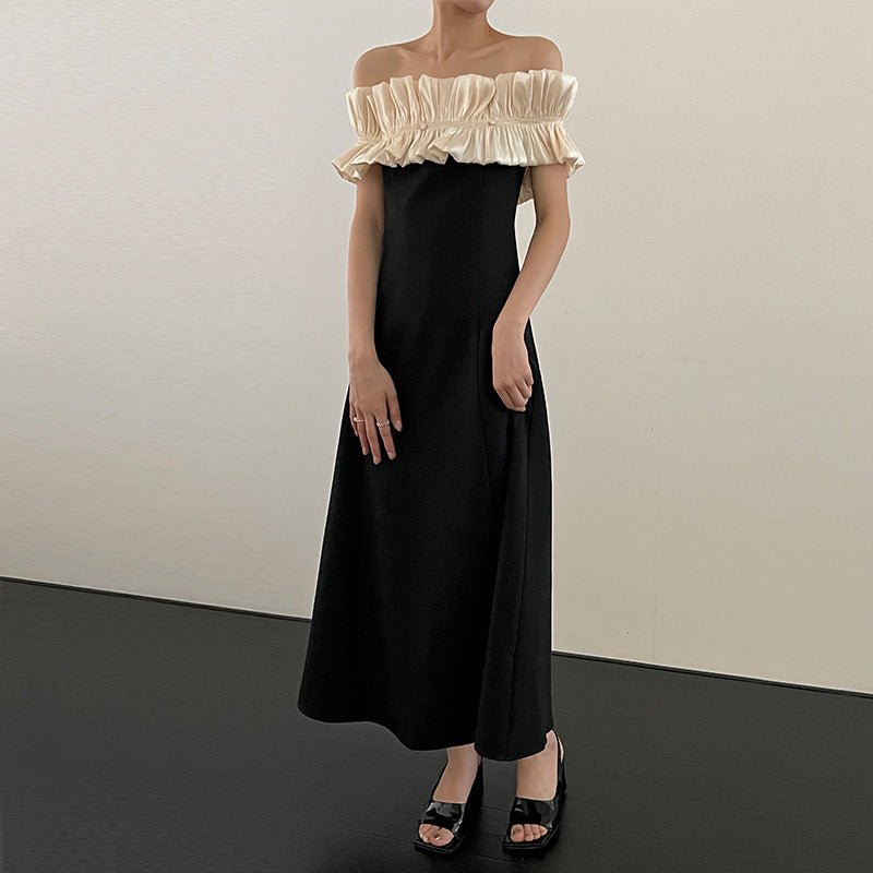 One shoulder dress for women wearing formal dresses and long skirts - FashionTech