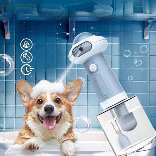 Pet Cleaning Bathing Automatic Pet Shower Foaming Machine Cat Dog Bath Solution Foaming Machine Electric Bubble Machine - FashionTech