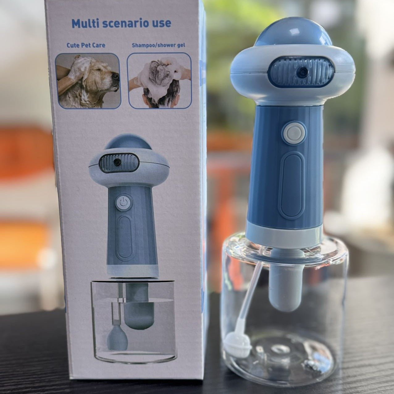 Pet Cleaning Bathing Automatic Pet Shower Foaming Machine Cat Dog Bath Solution Foaming Machine Electric Bubble Machine - FashionTech