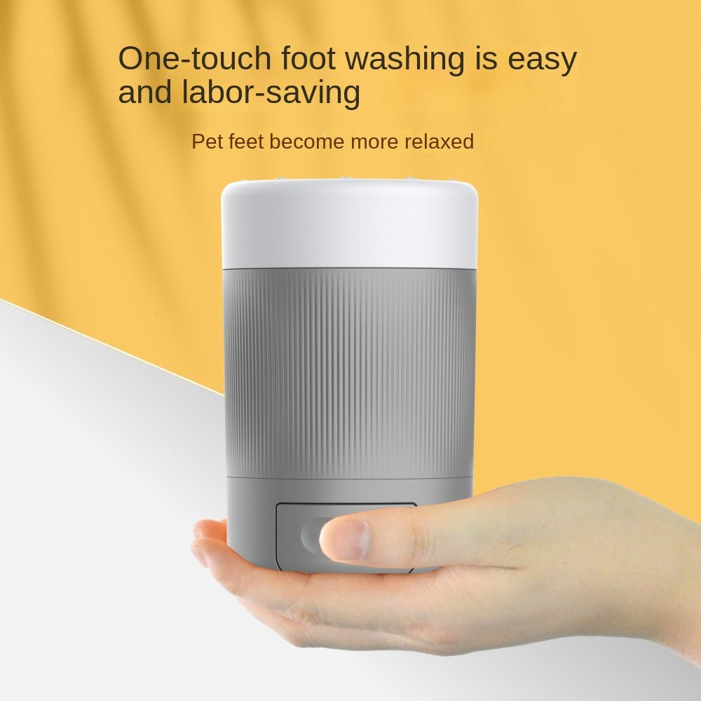 Pet Foot Washing Cup Dog Beauty Paw Cleaning Tool With Towel Feature Foot Bath Bathing Artifact - FashionTech