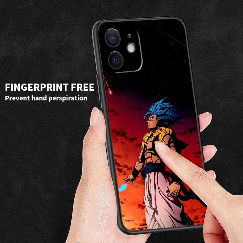 Phone Cover D - Dragon Ball Z For Apple iPhone 15 14 13 12 Pro Max Mini 11 Pro XS Max X XR 6 7 8 Plus SE 2020 Black Phone Case - FashionTech