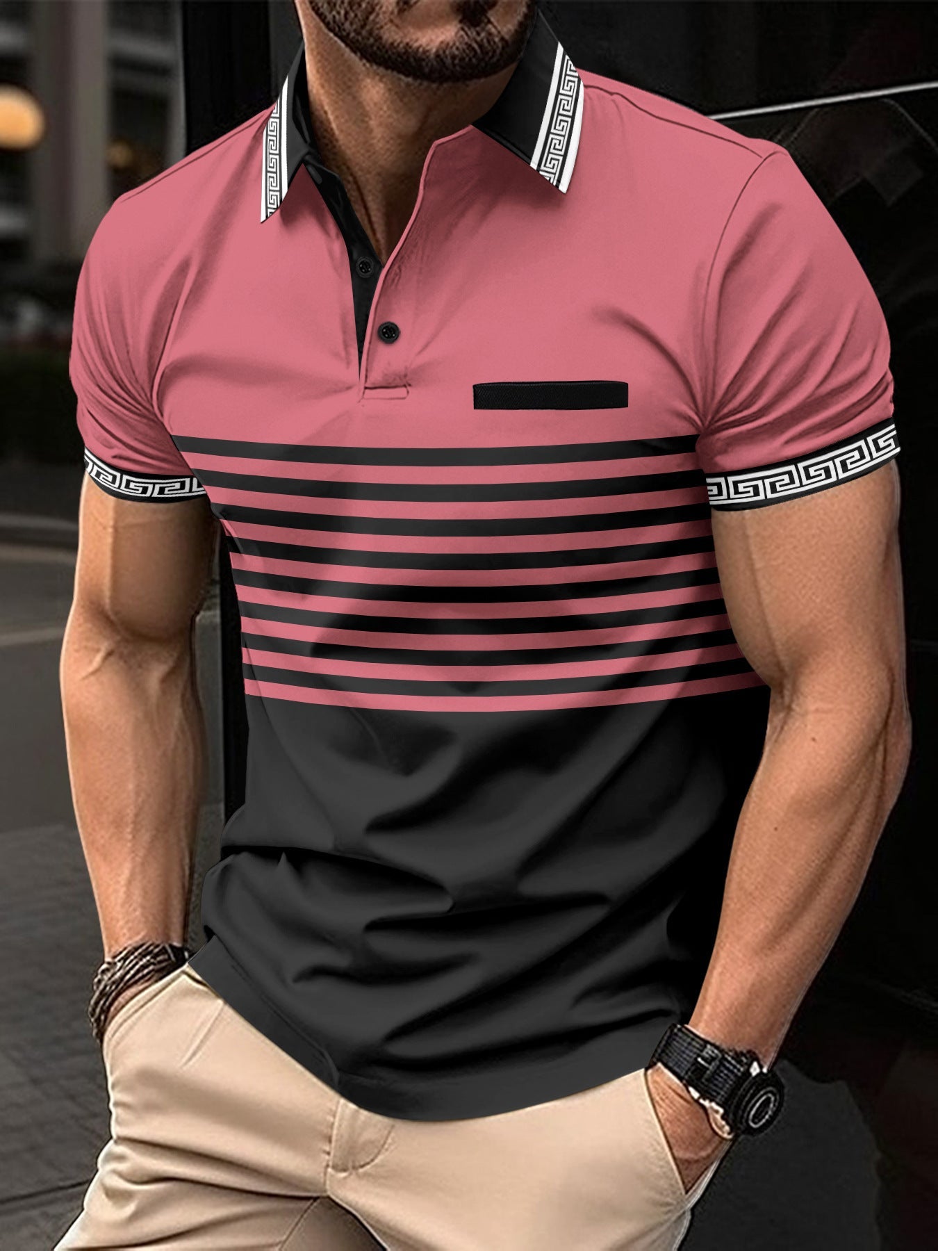 POLO T-shirt collar lapel - FashionTech