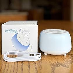 Portable Sound Machine with White Noise, Night Light, and Speaker for Baby's Soothing Sleep and Relaxation - Tech Tready