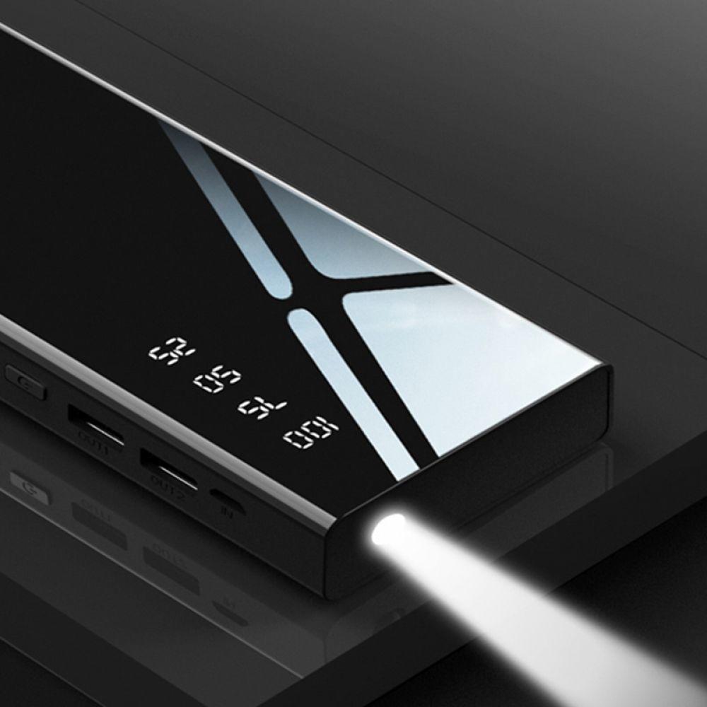 Power Bank 20000mah External Battery Pack LCD Portable - FashionTech