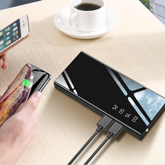 Power Bank 20000mah External Battery Pack LCD Portable - FashionTech