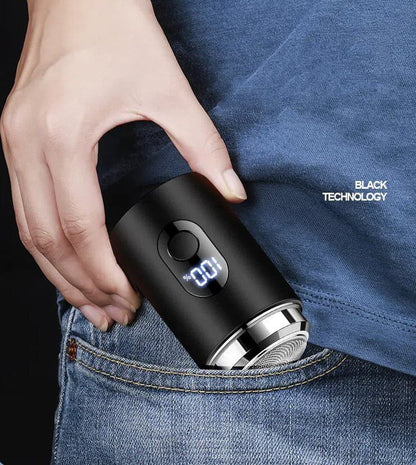 Rechargeable shaver men's electric multifunctional portable shaver full body washing small steel cannon - Tech Tready