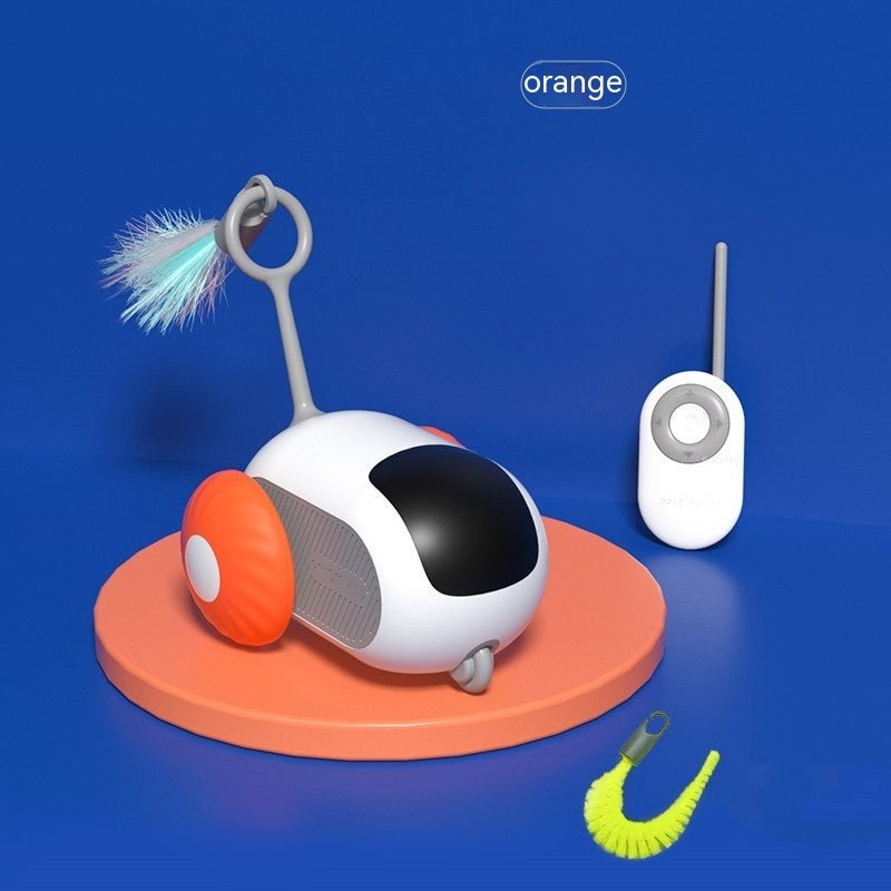 Remote Control Interactive Cat Car Toy USB Charging Chasing Automatic Self - moving Remote Smart Control Car Interactive Cat Toy Pet Products - FashionTech