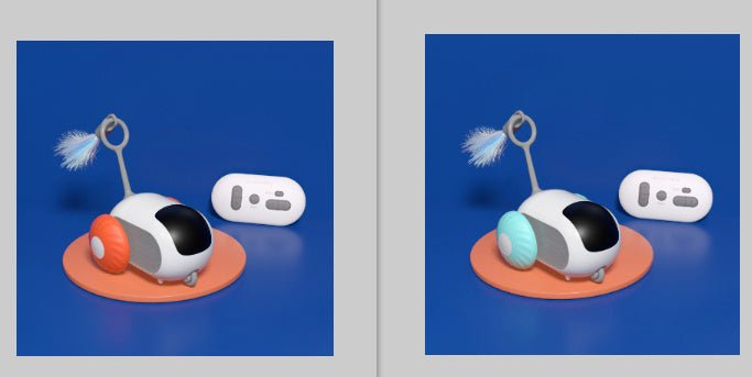 Remote Control Interactive Cat Car Toy USB Charging Chasing Automatic Self - moving Remote Smart Control Car Interactive Cat Toy Pet Products - FashionTech