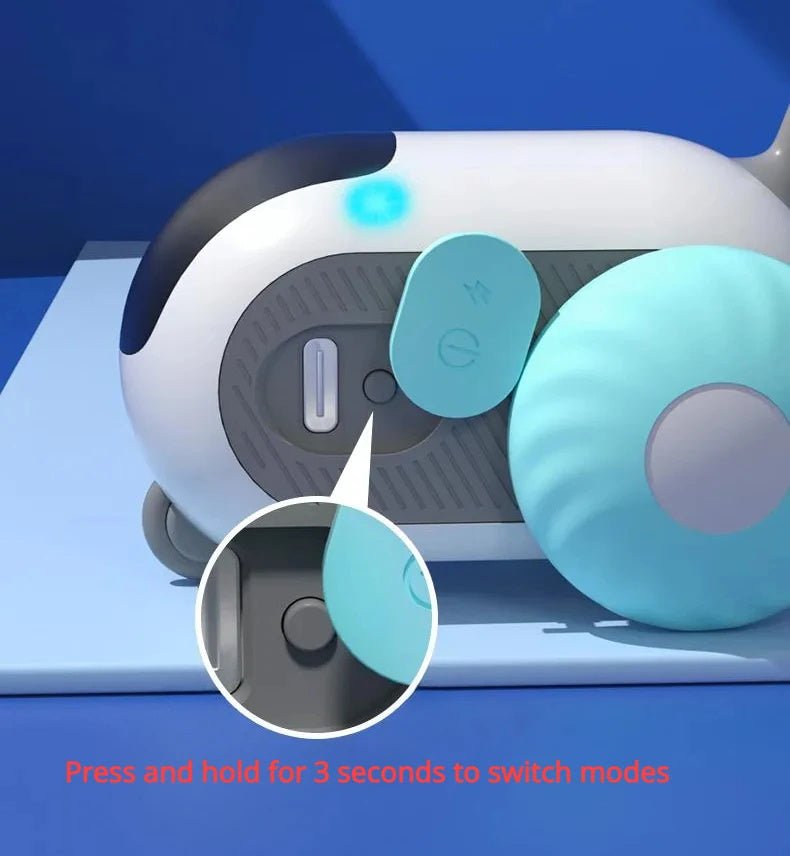 Remote Control Interactive Cat Car Toy USB Charging Chasing Automatic Self - moving Remote Smart Control Car Interactive Cat Toy Pet Products - FashionTech