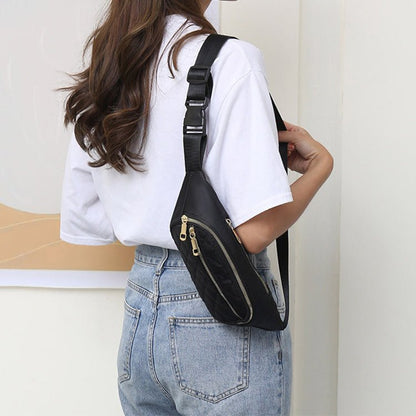 Rhombus Fanny Packs For Women Crossbody Waist Bags For Sports Hiking Cycling Running - FashionTech