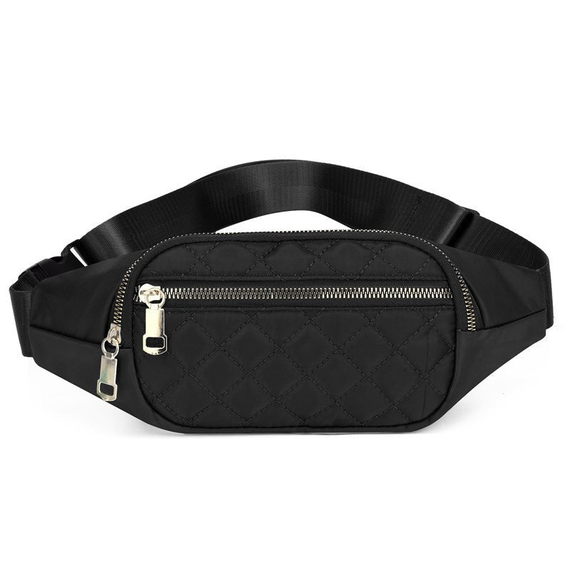 Rhombus Fanny Packs For Women Crossbody Waist Bags For Sports Hiking Cycling Running - FashionTech