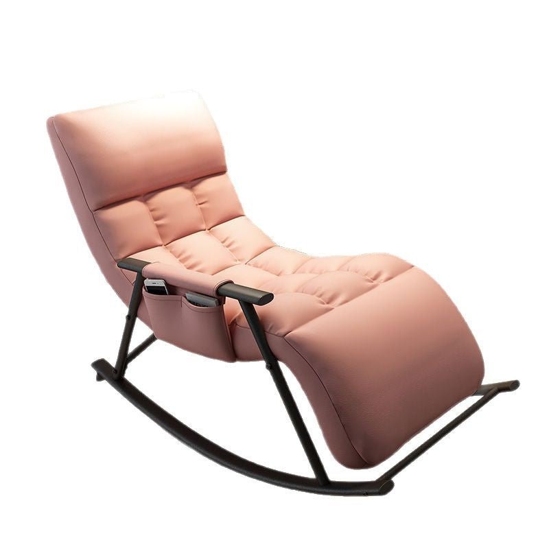 Rocking chair adult lounge chair balcony home leisure chair single lazy person sofa rocking chair lounge chair - Tech Tready