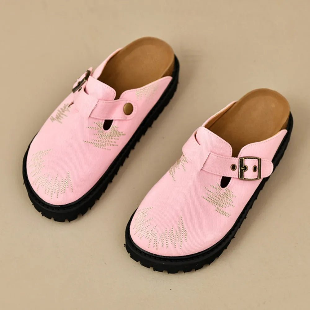 Round Toe Platform Loafers - FashionTech