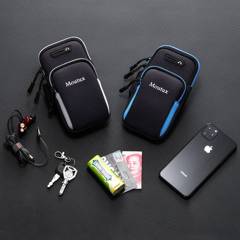Running phone arm bag Unisex fitness equipment outdoor handbag wrist bag - FashionTech