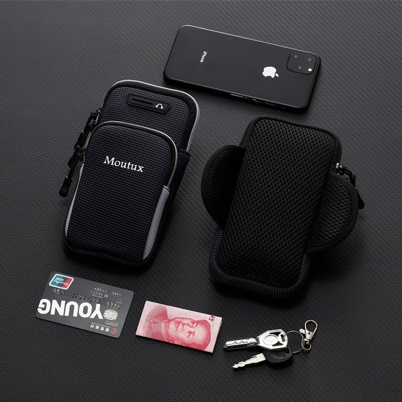 Running phone arm bag Unisex fitness equipment outdoor handbag wrist bag - FashionTech