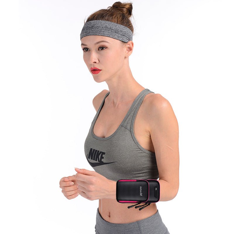 Running phone arm bag Unisex fitness equipment outdoor handbag wrist bag - FashionTech