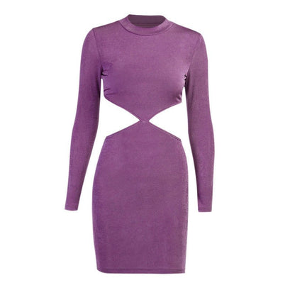 Sexy Backless Bandage Women Mini Dress Summer New Hollow Out Skinny Dresses - FashionTech