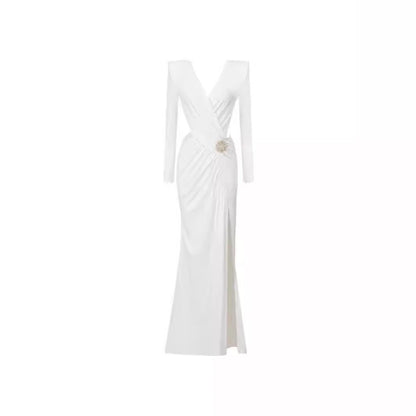 Short Sleeve French Style Cross - Border White Metal Cross - Lace Dress - FashionTech
