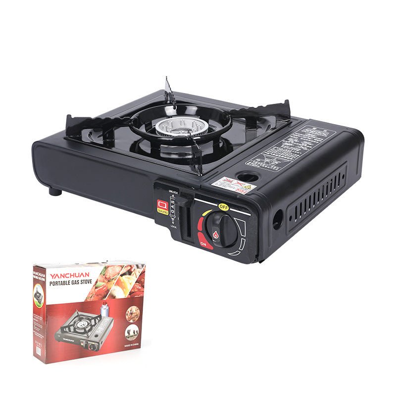 Single - burner Butane Camping Stove, windproof, adjustable, portable - Tech Tready