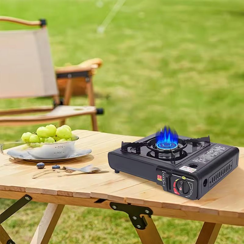 Single - burner Butane Camping Stove, windproof, adjustable, portable - Tech Tready