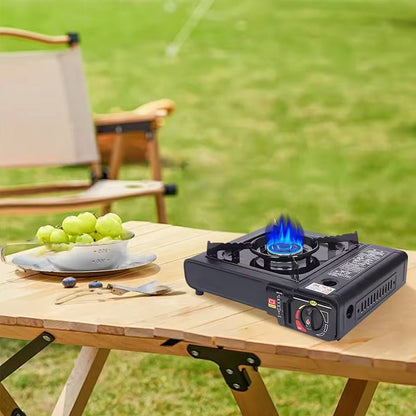 Single - burner Butane Camping Stove, windproof, adjustable, portable - Tech Tready