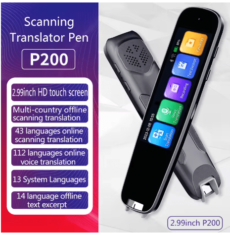 Smart AI Scan Reader Portable Voice Translator Scanner Pen WIFI AI Voice Languages Translator For Dyslexia Autism - FashionTech