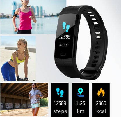 Smart Band Watch Color Screen Bracelet Heart Rate Activity Fitness tracker Band Smart Electronic Bracelet - Tech Tready