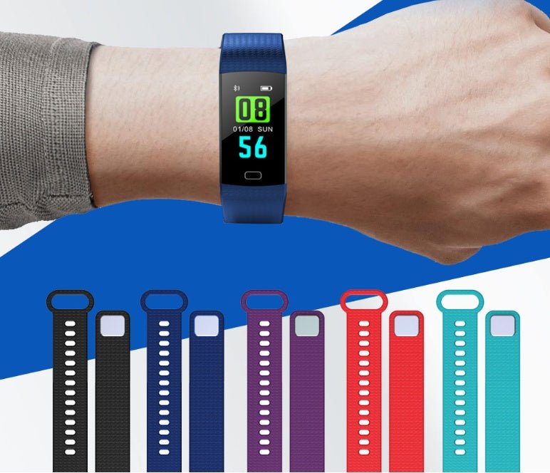 Smart Band Watch Color Screen Bracelet Heart Rate Activity Fitness tracker Band Smart Electronic Bracelet - Tech Tready