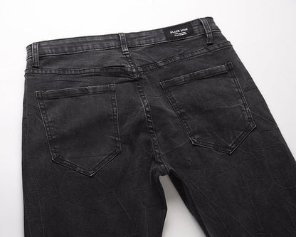 Snowflake washed slim - fit jeans - FashionTech
