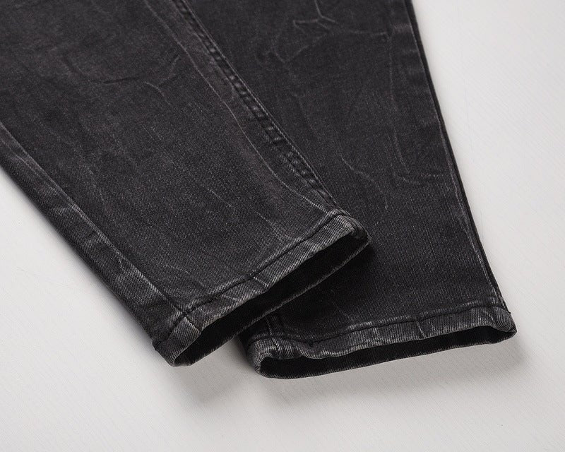 Snowflake washed slim - fit jeans - FashionTech